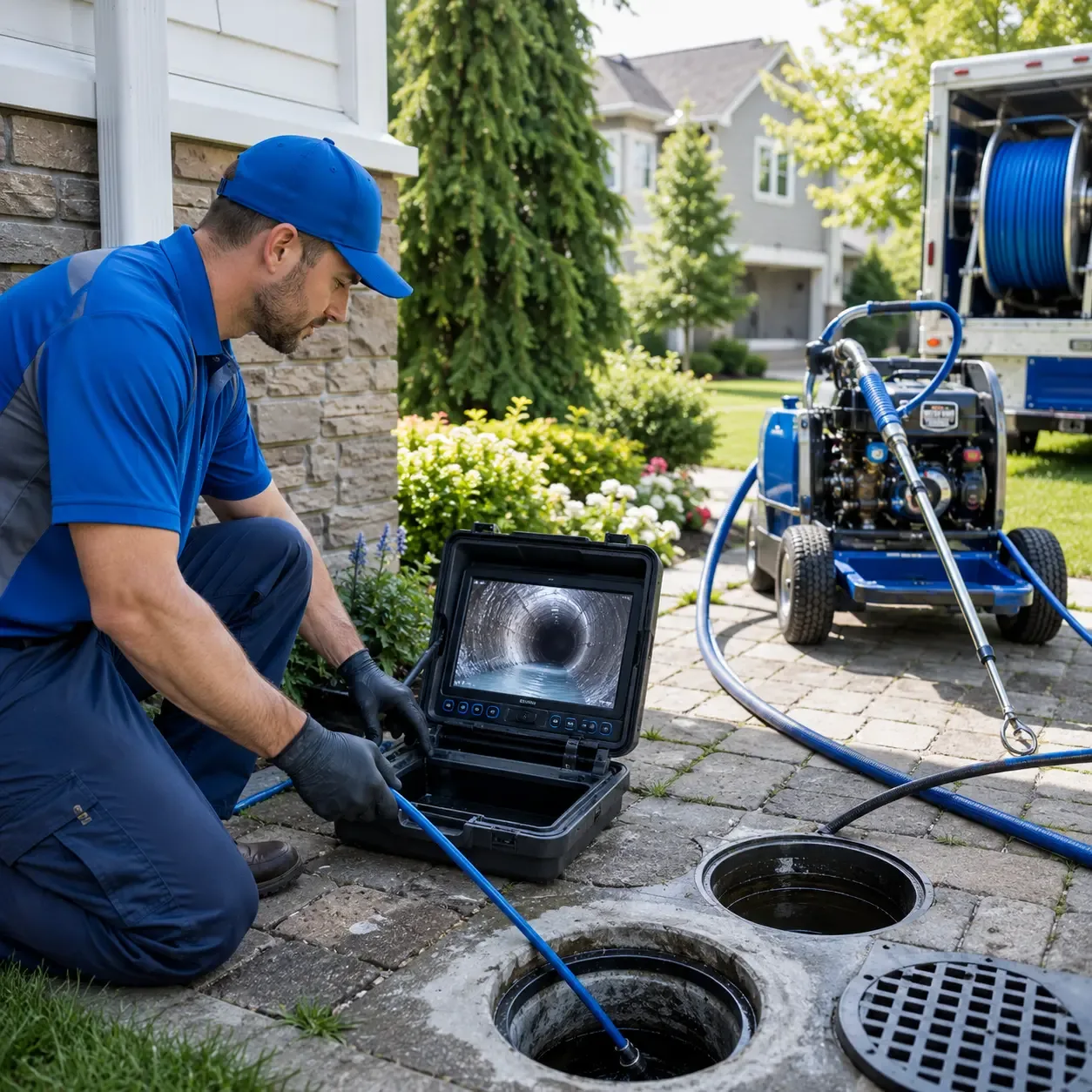 Outdoor drain cleaning professionals serving Pandora, TX